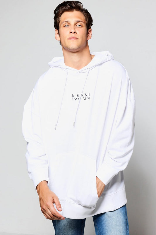 Man Hoodie in White