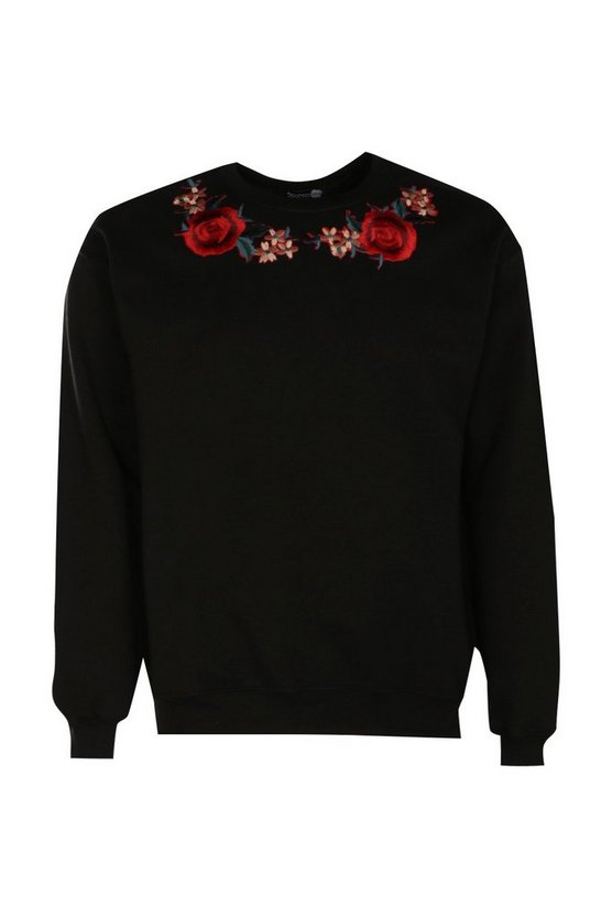Rose Sweater in Black